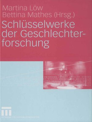 cover image of Schlüsselwerke der Geschlechterforschung